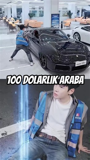 Bu adam 100 dolarlık lüks bir arabayı çizdi.” 🚗😳#filmshorts #dramachannel