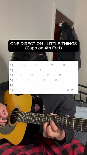 Learn and Play One Direction's Little Things with Guitar Tabs