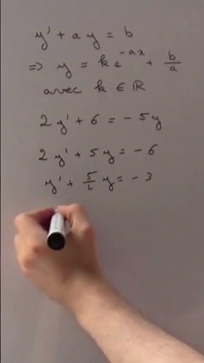 Solve a first order differential equation