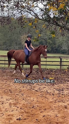 Coping with Equestrian Leg Pain: No Stirrups Challenge