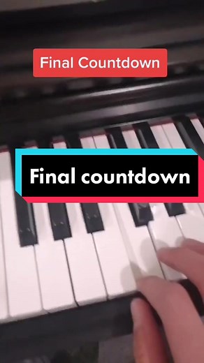 Final Countdown Piano Right Hand Cover