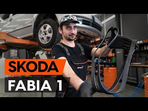 Kuinka vaihtaa moniurahihna SKODA FABIA 1 (6Y5) -merkkiseen autoon [AUTODOC -OHJEVIDEO]