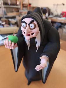 3d Printed Old Hag From Snow White (evil Witch) - Etsy