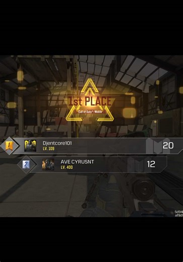 Controller player met his match. Sniper 1v1 with a level 400 at Killhouse. #CODM #SRonly #Gamesir