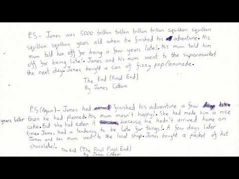 James' Adventure And His Outings Fantasy History Book James Cottam