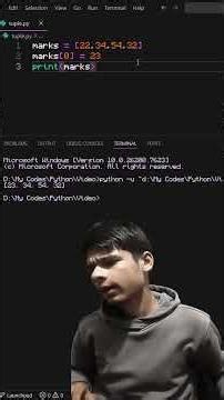 Tuple in Python🐍.#python #coding #femrox #tuple #fyp Starting clip : @budhasubbamusic