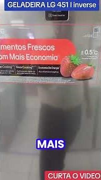 Geladeira/Refrigerador LG Frost Free Smart Inverse - Prata 451L Inox Look GC-B569NLLM.APZFSBS
