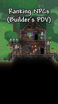 Terraria Builder ranks every NPC! (PT1) | Terraria 1.4.5 | #terraria #shorts