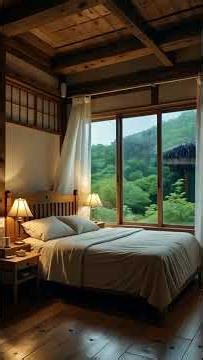 Cozy Room Rain Ambience with Soft Piano Melodies #SleepMusic