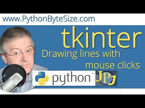Drawing lines on a tkinter Canvas with mouse clicks