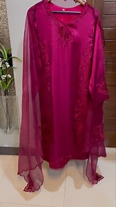 1.7K views · 28 reactions | Premium quality silk in a very pretty shocking pink color, that will make you look different in everyone ✨ | Grab a Look | Facebook
