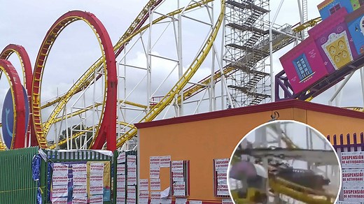 Moment Roller Coaster Derails Killing Two Caught on Video