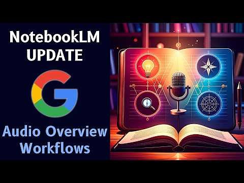 NEW NotebookLM Audio Overview 🎙️ Practical & Productive AI Workflow