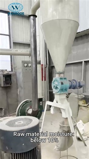 100-150kg/h Sawdust,shavings,rice husks powder making production line#shorts