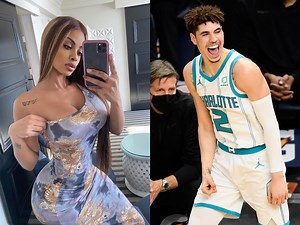 IG Model Ana Montana Spotted With LaMelo Ball's Friends During Hornets Game - Fadeaway World
