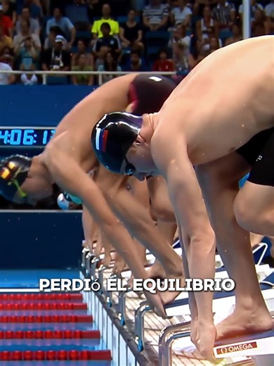 Su error al caer al agua casi le cuesta el campeonato.#JuegosOlimpicos#HistoriaDeportiva#Inspiracion#Atletismo#Leyendas