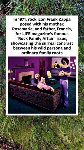 Frank Zappa’s Iconic 1971 Family Photo 🎸