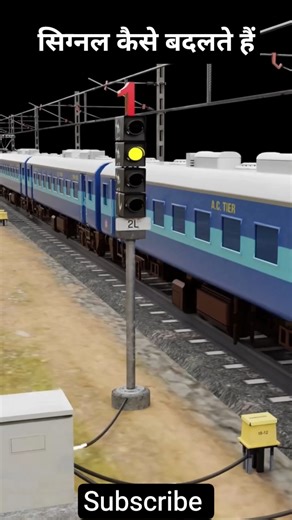 How to change Railway Track Signals #shorts #youtubeshorts #science #magic #expriments