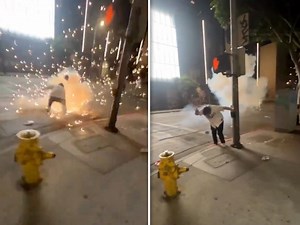 Man Blows Off Hand With Firework