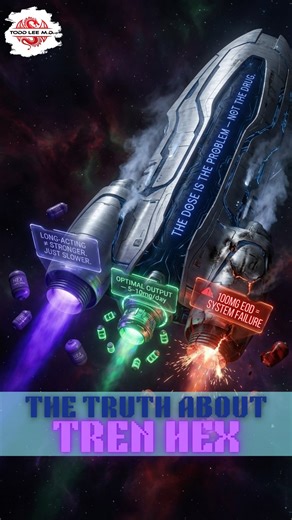 Todd Lee M.D. on Instagram: "It’s not special, it’s not better, and it’s definitely not new. Enanthate > Hex > Acetate"