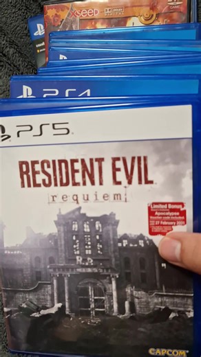 อีก1ความฝันวัยเด็กมีResident Evil ให้ครบทักภาค 🤣ขอนอกเรื่องจากฟรีรันนิ่งหน่อย #capcom #playstation #ResidentEvil