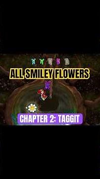ALL CH 2 SMILEY FLOWERS: TAGGIT 🌼 Yoshi and the Mysterious Book Chapter 2 Walkthrough #shorts