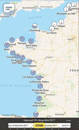 marée.info - le rythme des marées