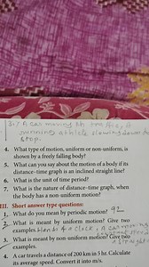 Here are some questions related to motion:I.A car moving in ... | Filo