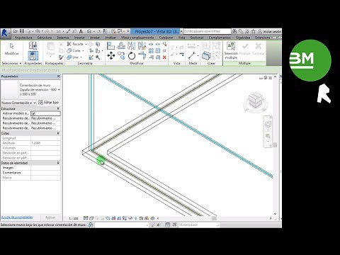 REVIT. Cimentación.