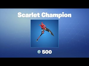 Scarlet Champion | Fortnite Pickaxe