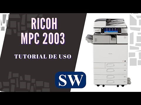 Como usar impressora Ricoh MP C2003