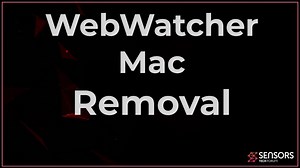 Remoção do WebWatcher Mac