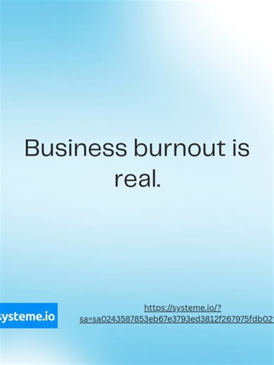 Simplifying your systems can lighten your mental load more than you think. If your business feels heavy, this might help. Free account below 🤍 https://systeme.io/?sa=sa0243587853eb67e3793ed3812f267975fdb02f0a