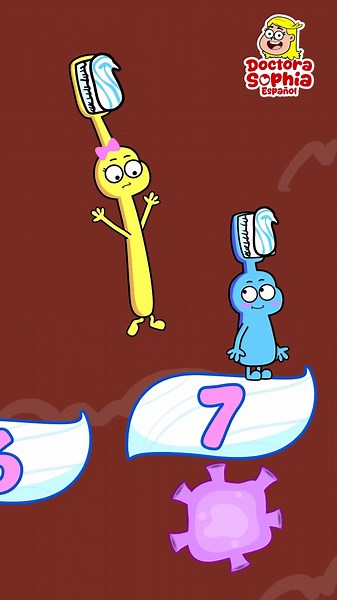 Learn to Count from 1 to 10 | Brush Your Teeth | Children's Songs #shorts