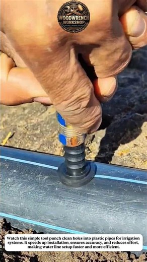 Smart Pipe Punching Tool | Fast & Easy Hole Making for Irrigation Lines
