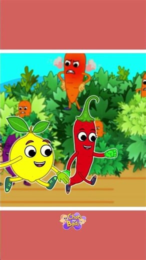 Badi Gayi Sabziyon Ke Bazaar ☂️🥕 Fun Kids Song #shorts