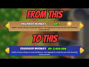 The BEST Way to Farm XP For EVERY Tower in BTD6!