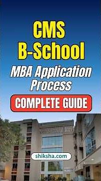 CMS B-School MBA Application 2026 | How to Apply? Important Documents Required #jainuniversity
