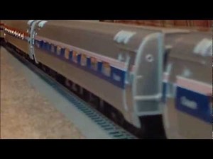 MTH Premier Amtrak P42DC Genesis Proto 2.0 Train Set on LIONEL FasTrack