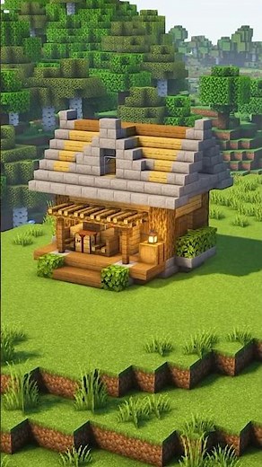 Minecraft starter House tutorial! #funny #fyp #minecraft #minecraftbuilding #minecrafttutorial