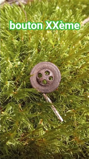 Bouton artisanal du XXe siècle #metaldetecting #metaldetector