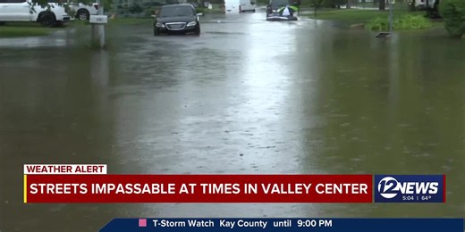 Valley Center hit hard with flash flooding