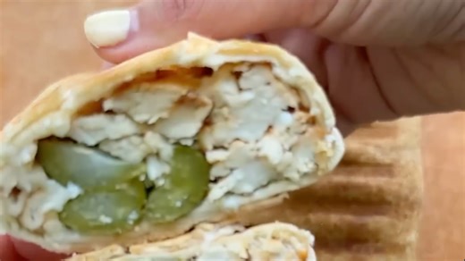 Easy leftover chicken sandwich