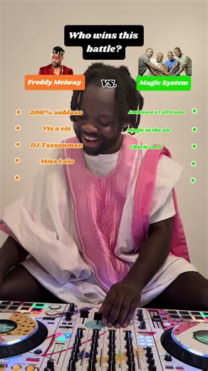 All the way from Ivory Coast 🇨🇮 Freddy Meiway vs. Magic System 💃🏿 Who wins this? 🤔