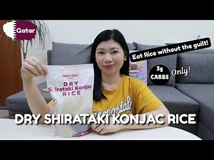 Diet Rice | Shirataki Konjac Rice 🇶🇦| How to cook your dry shirataki