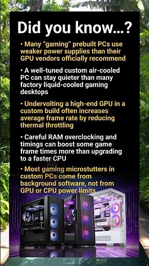 Custom gaming PC secrets that shatter performance, cooling and upgrade myths