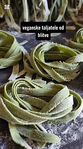 Domaća tjestenina bez 🥚sa blitvom ( veganska ili posna) . . . #pasta #taljatele #asmr #viral #domaćejenajbolje #blitva #bosnaihercegovina | Nadolina Domaća Tjestenina