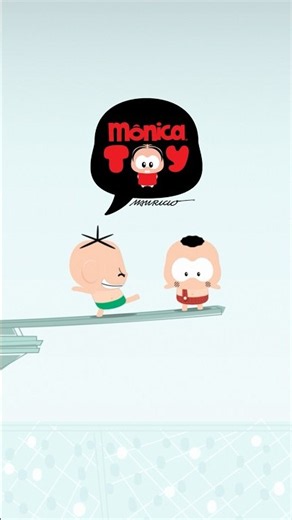 Jimmy Five gets ready to dive and... belly flop! Ouch, that’s gotta hurt! 😵‍💫 #MonicaToy