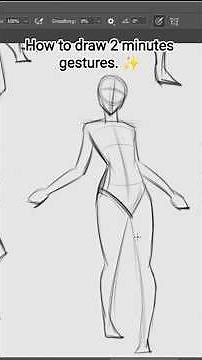 How to draw 2 minute gestures step by step. #art #arttutorial #gesturedrawing #figuredrawing