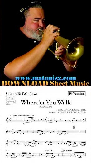 Handel sounds perfect on flugelhorn 🥰🥰🥰